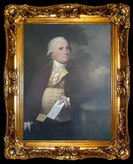 framed  unknow artist Oil painting of Sir John Call, ta009-2